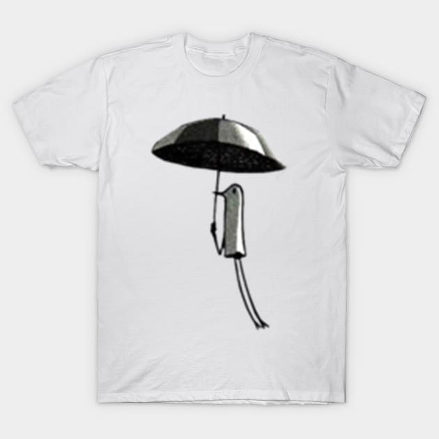 Punpun umbrella T-Shirt by Kanalmaven